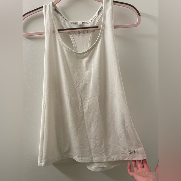 White under Armour razorback workout tank - Picture 2 of 6